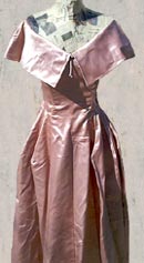 vintage  40s 50s Fred Perlberg satin ball gown