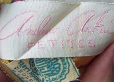 vintage 50s Andrew Arkin label