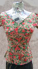 whistle-worthy vintage 50s smocked Koret shirt