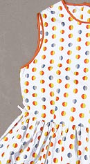 vintage 50s polka dot sun dress