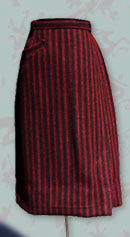 vintage 50s wool pencil skirt