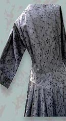 taffeta slink vintage dress