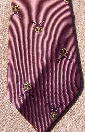 vintage 50s 60s pink thin tie