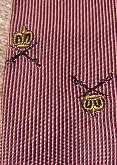 vintage 50s 60s pink skinny tie