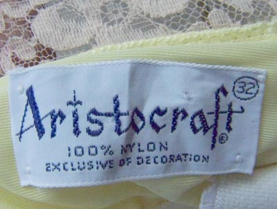 vintage 50s Aristocraft label