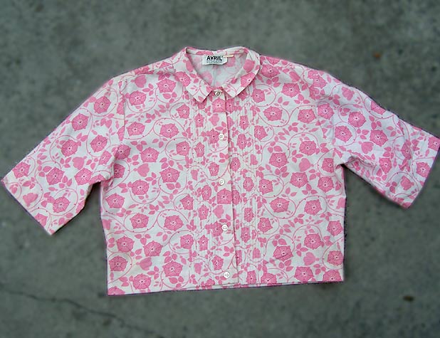 vintage 60s floral shirt