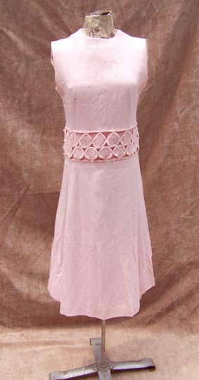 vintage 60s mod bleeker street linen dress