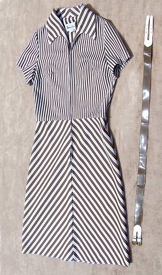 vintage 60s Bleeker Street mod space age dress