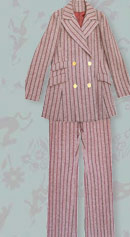 London-inspired vintage late 60's pants suit