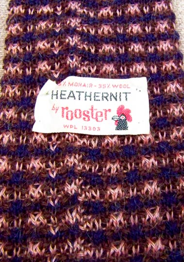 vintage 50s 60s Rooster label