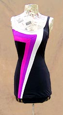 seven is heaven vintage 60s 70s sirena racer stripe maillot