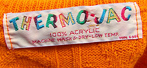 vintage 60s Thermo-Jac label