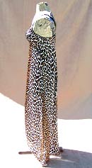 vintage 70s Vanity Fair leopard nightgown