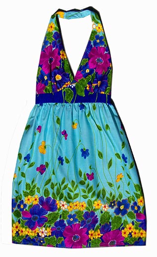 vintage psychedelic club dress