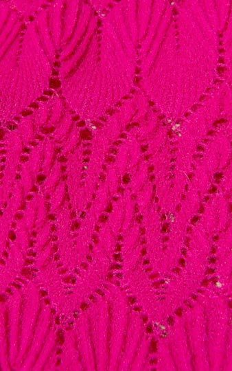 vintage 60s peekaboo pink knit tank top