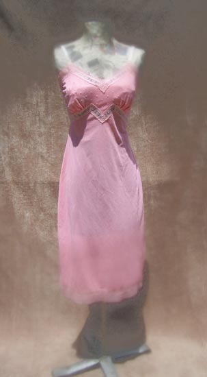 vintage pink Luxite slip