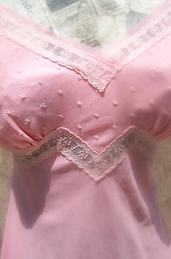vintage pink Luxite slip