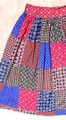 vintage 50s gathered skirt