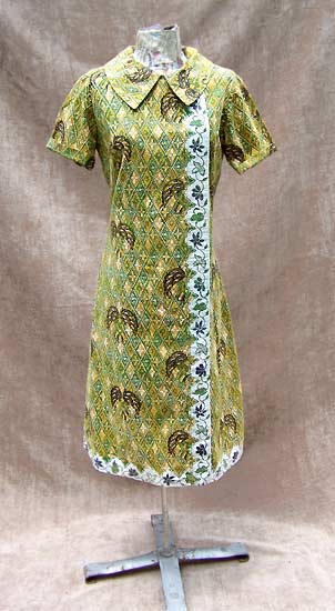 vintage Eastern print dress