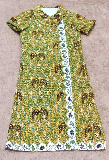 vintage thai print dress