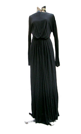 vintage 70s draped dress