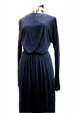 vintage pleated dress