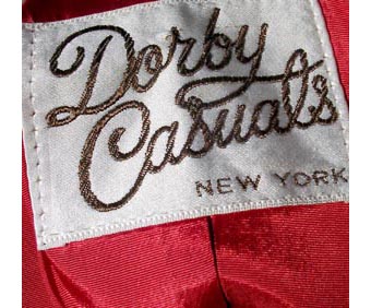 60s 70s Dorby Casuals label