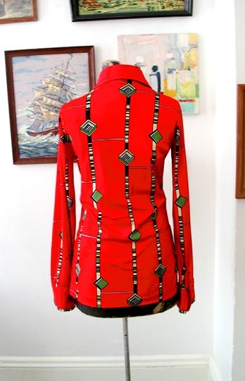 Vintage Corliss deco-print top, late 1970s to early 1980s | deadlyvintage.com Vintage Corliss deco-print top, late 1970s to early 1980s | deadlyvintage.com