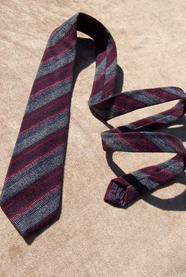 vintage 70s 80s Gimbels stripe tie