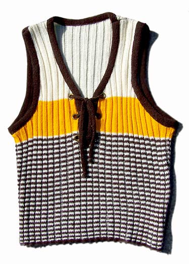 vintage 60s knit vest