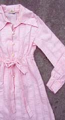 pink gentility vintage 60s mod pink babydoll dress