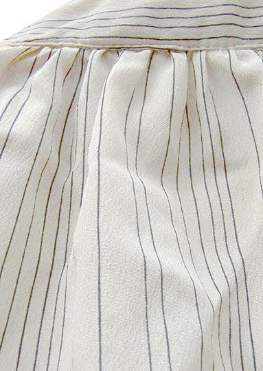 vintage early 80s fitted pinstripe top