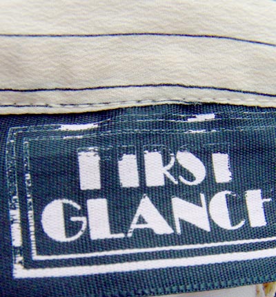 vintage 70s First Glance label