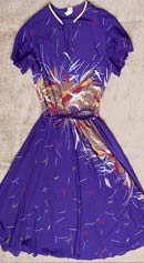 misty vintage 70s 80s sheer disco dress