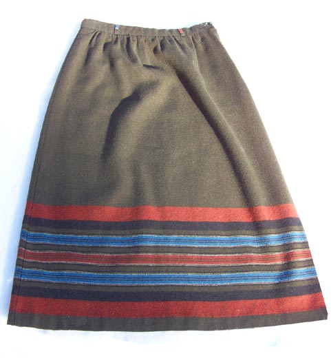 vintage 80s office skirt