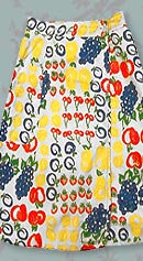 70s fruit skirt