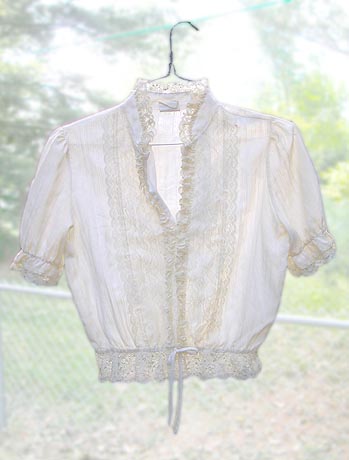 vintage neo-victorian top