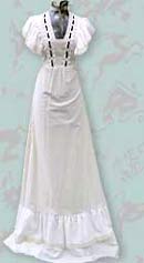 homespun vintage gown