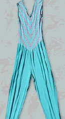 vintage 80s stripe jumpsuit