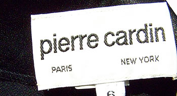 vintage 70s 80s Pierre Cardin label