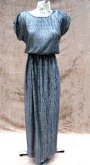 shining star vintage 80s glam maxi dress