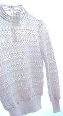 dainty one vintage 80s Castleberry pointelle sweater