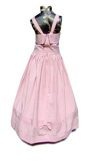 vintage 80s retro pink sun dress