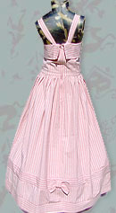 vintage 80s stripe sun dress