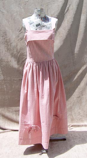 vintage 80s candystripe sun dress