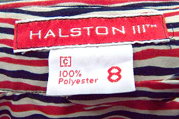 vintage 80s Halston III label