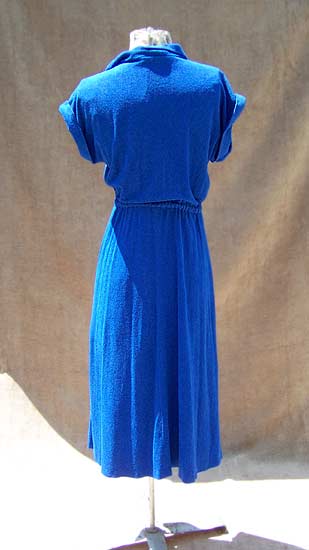 vintage 70s terry dress