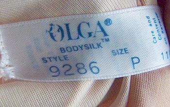 vintage 60s-70s Olga label