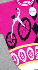 vintage 80s bicycle slouch sweater