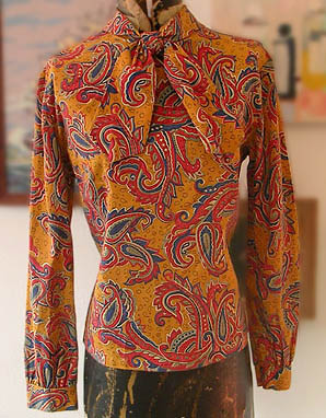 vintage paisley shirt